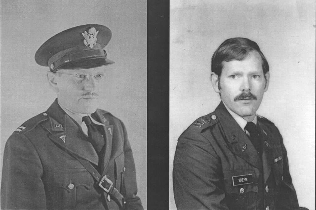 CPT (Dr) William Brehm 1942 and CPT Walter Brehm 1972